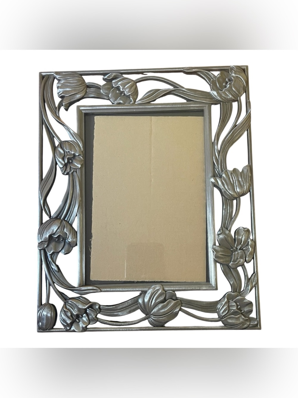 Floral Metal Art Nouveau 8x10 Photo Frame  Decorative Fit 5x7Valerie Bertinelli